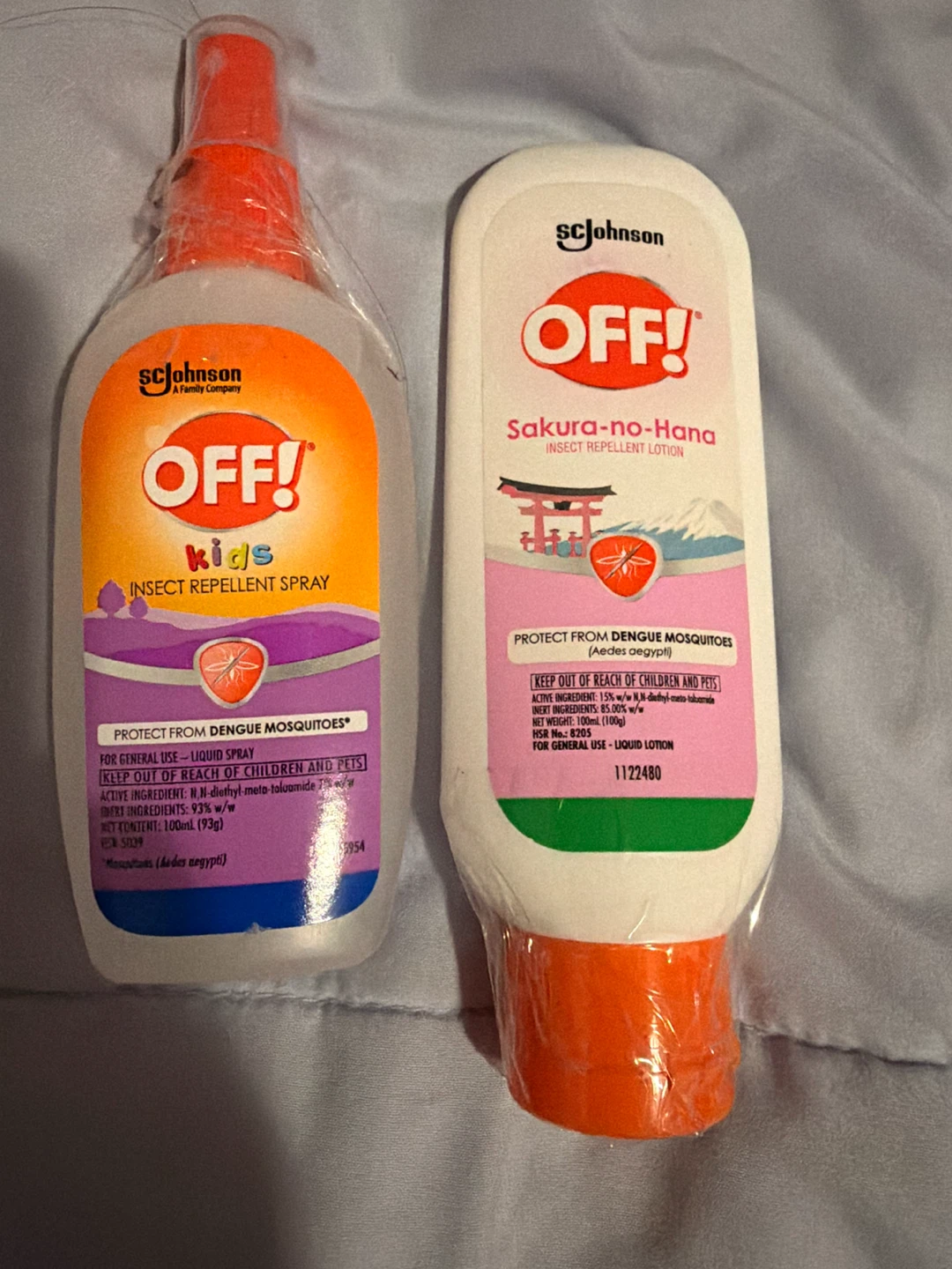 OFF! Kids Insect Repellent Spray & Sakura-no-Hana Lotion