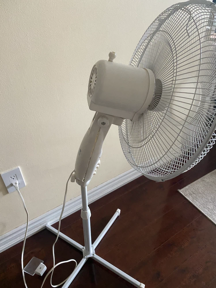White Standing Fan - photo 2