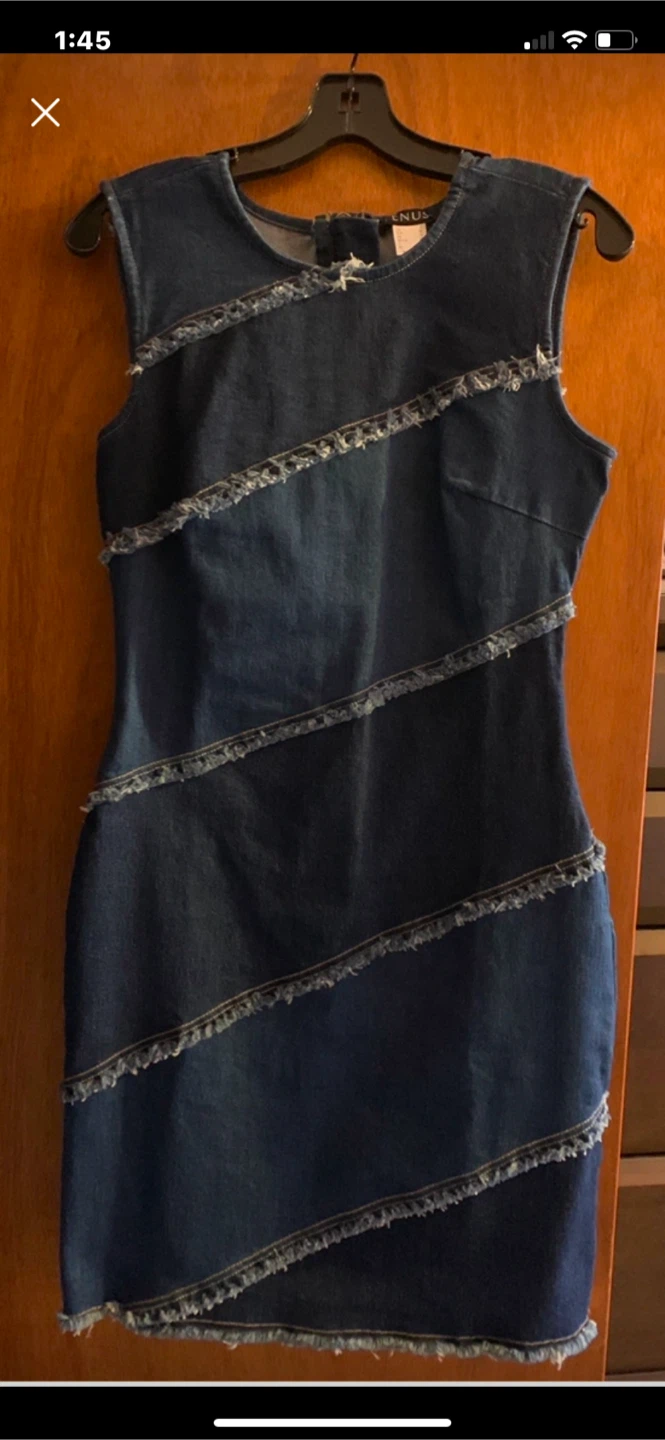 Denim Two Tone Dress