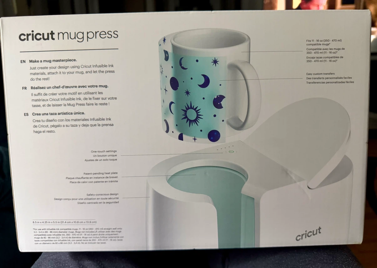 Cricut Mug Press and Four Mugs - photo 2
