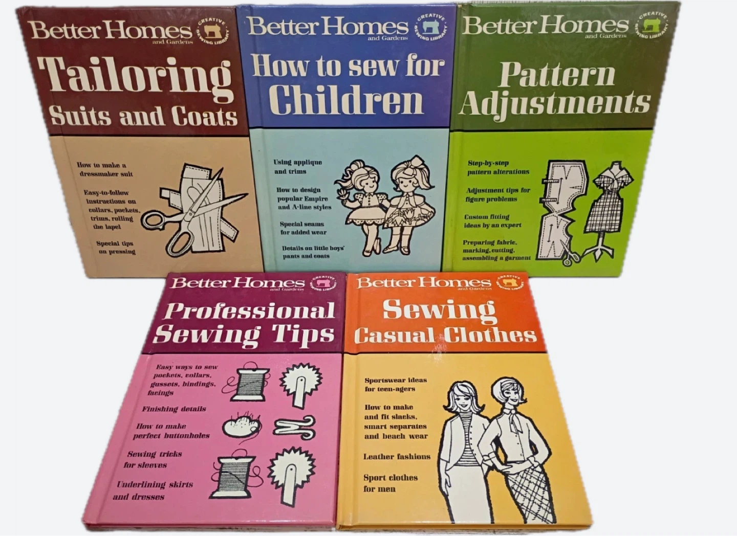 Vintage Better Homes and Gardens Sewing Books - 5 Books