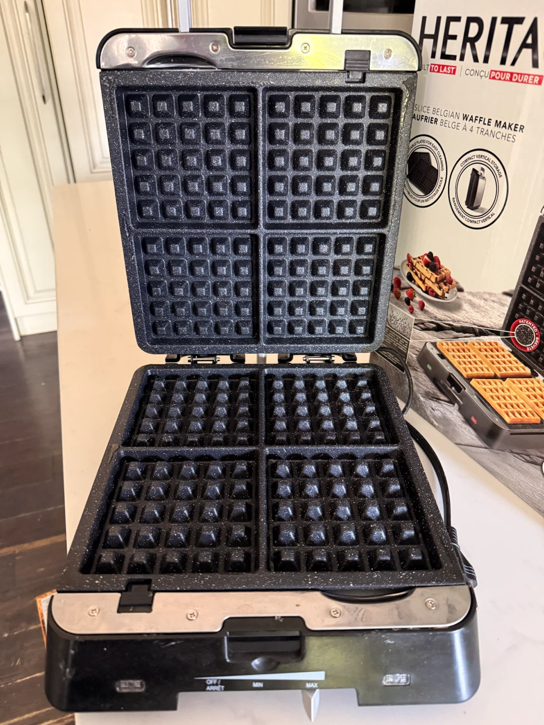 Heritage 4-Slice Belgian Waffle Maker