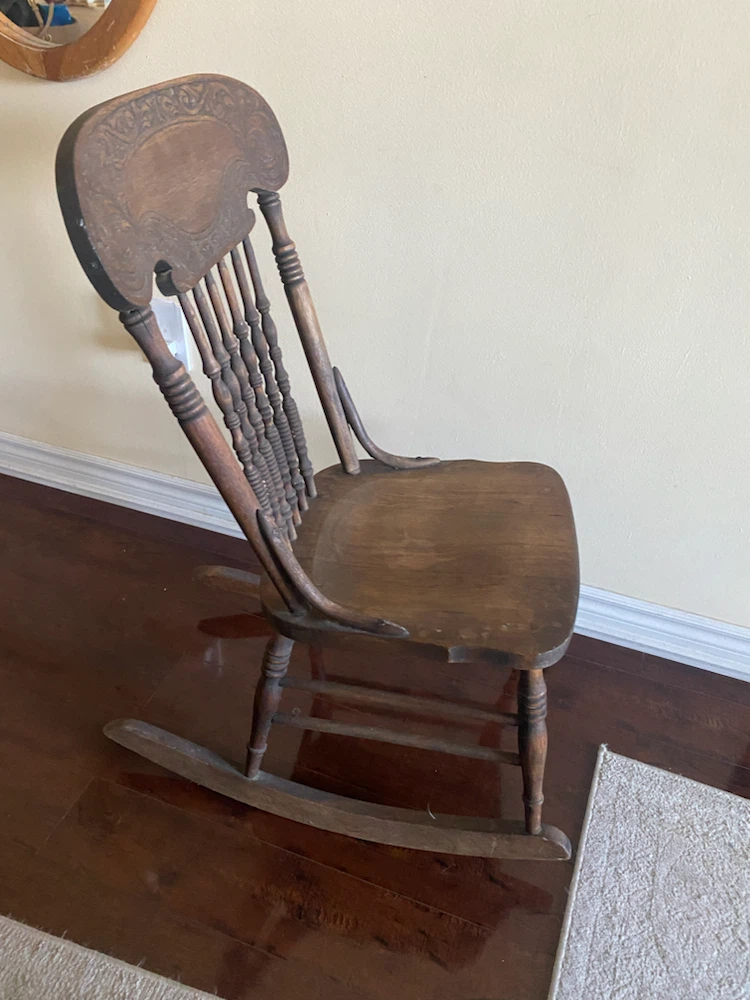 Antique Wooden Rocking Chair