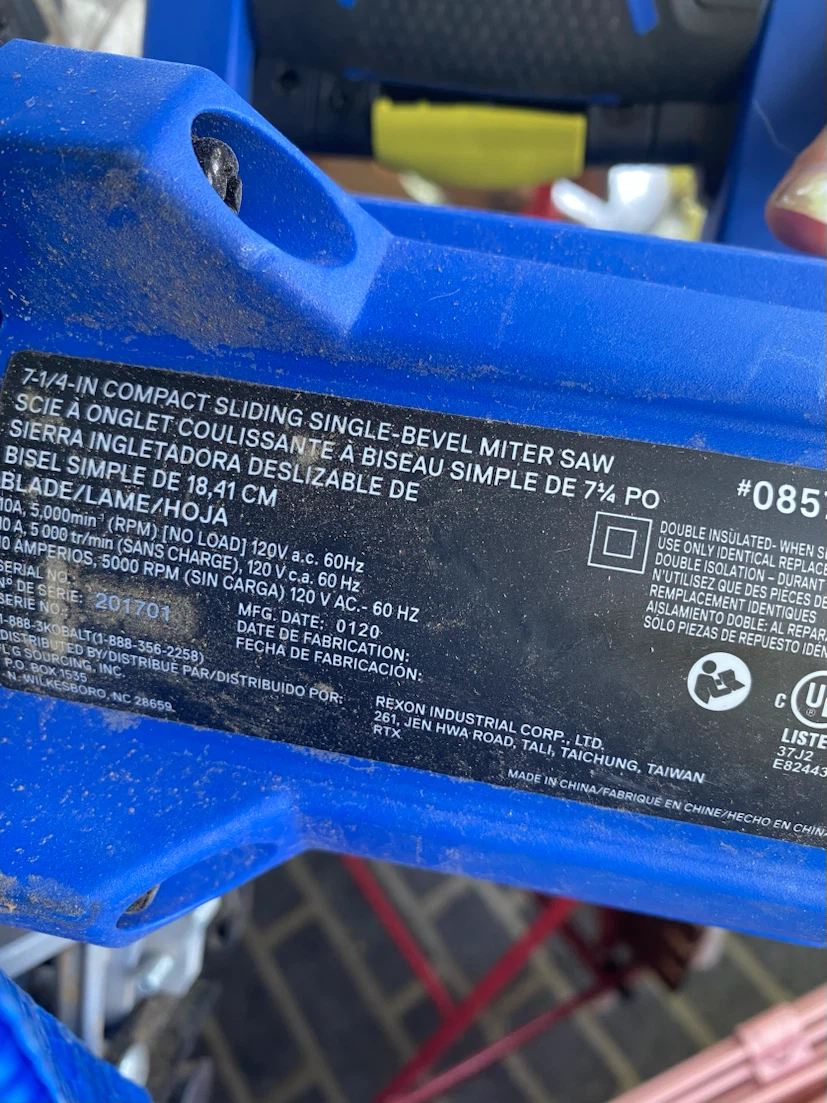 Kobalt Compact Sliding Single-Bevel Mitre Saw - photo 4