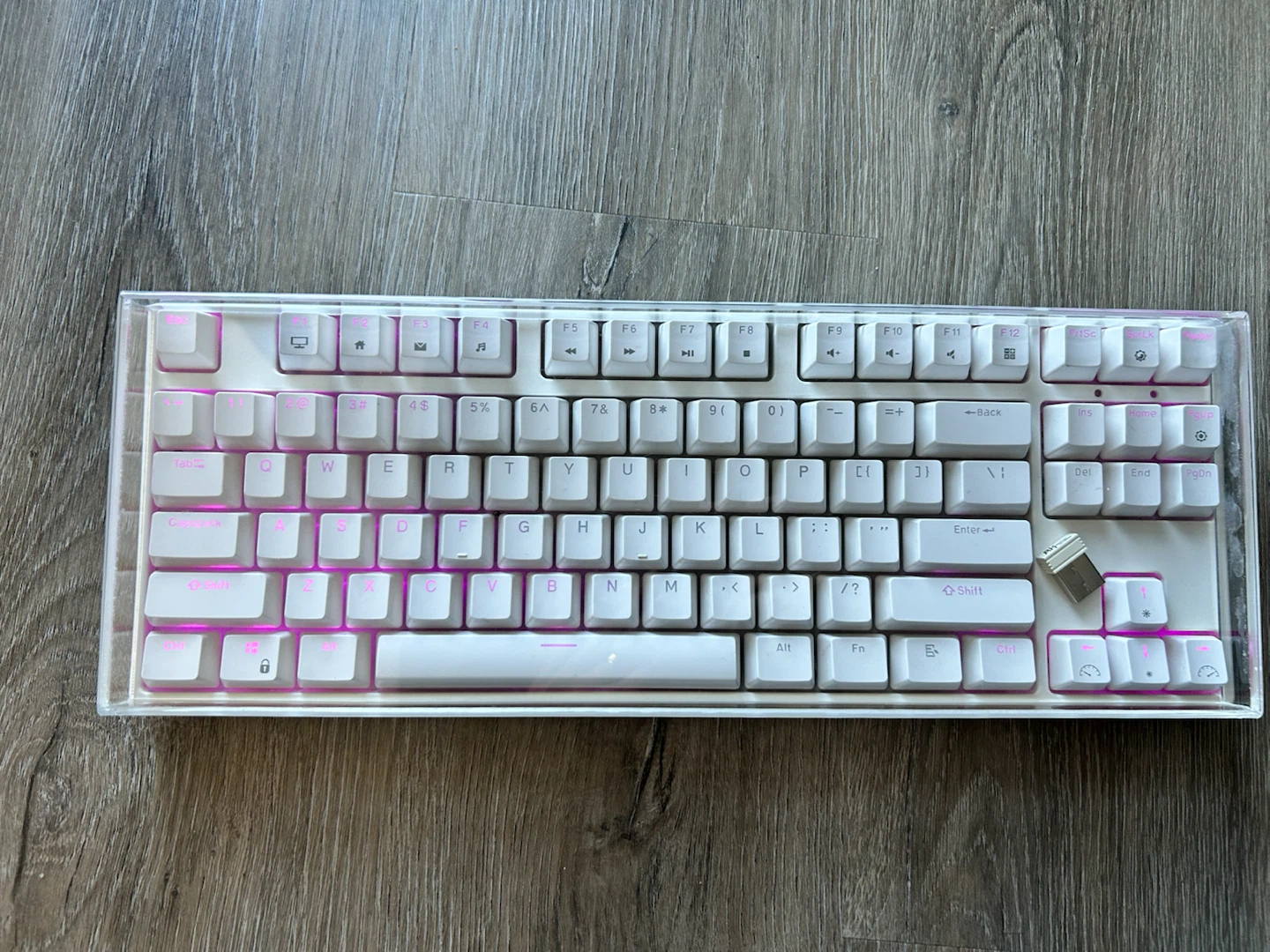 RK Royal Kludge RK87 Wireless Mechanical Keyboard White - photo 2