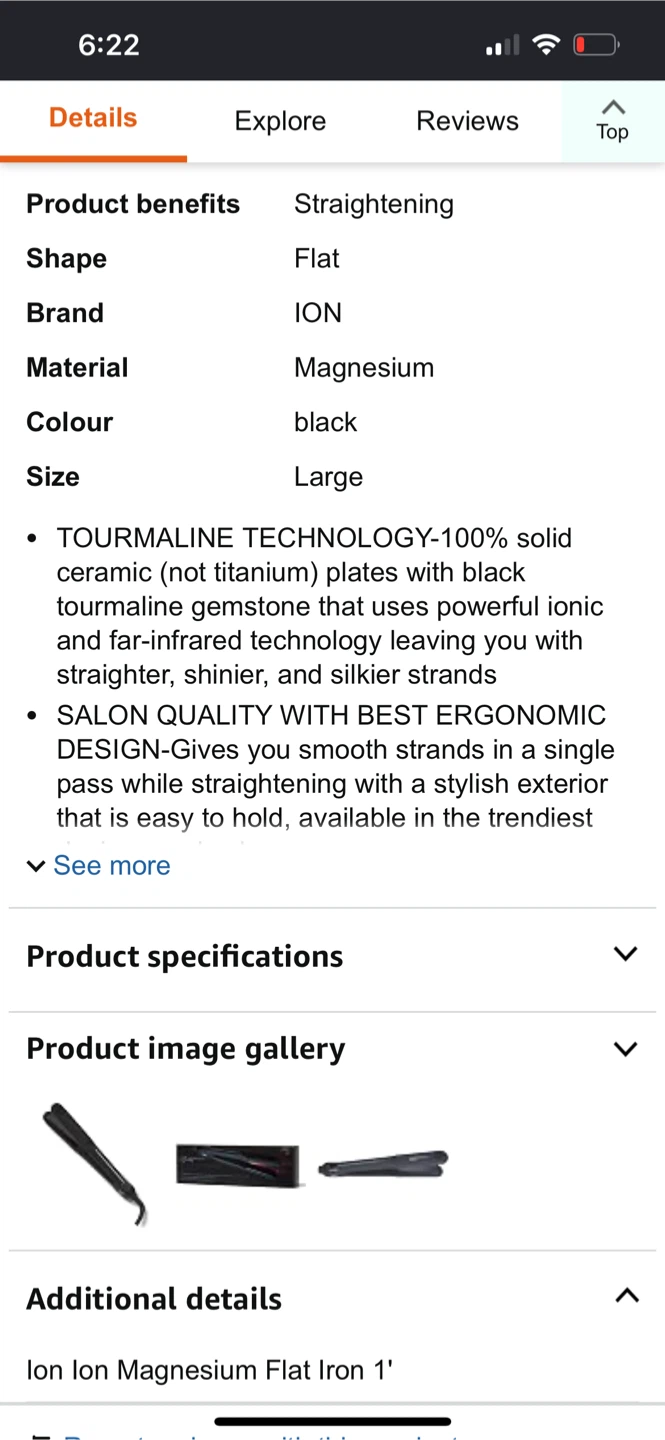 ION Magnesium Pro Straightening Iron 1" - photo 2