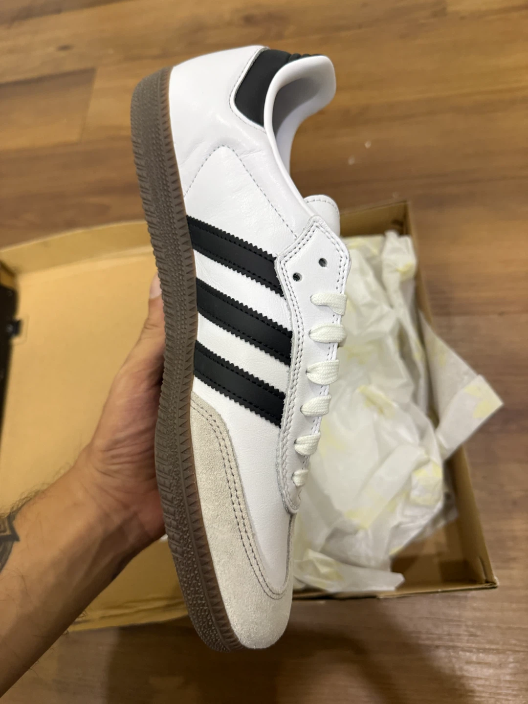Size 10 - adidas Samba ADV White Black Gum - photo 4