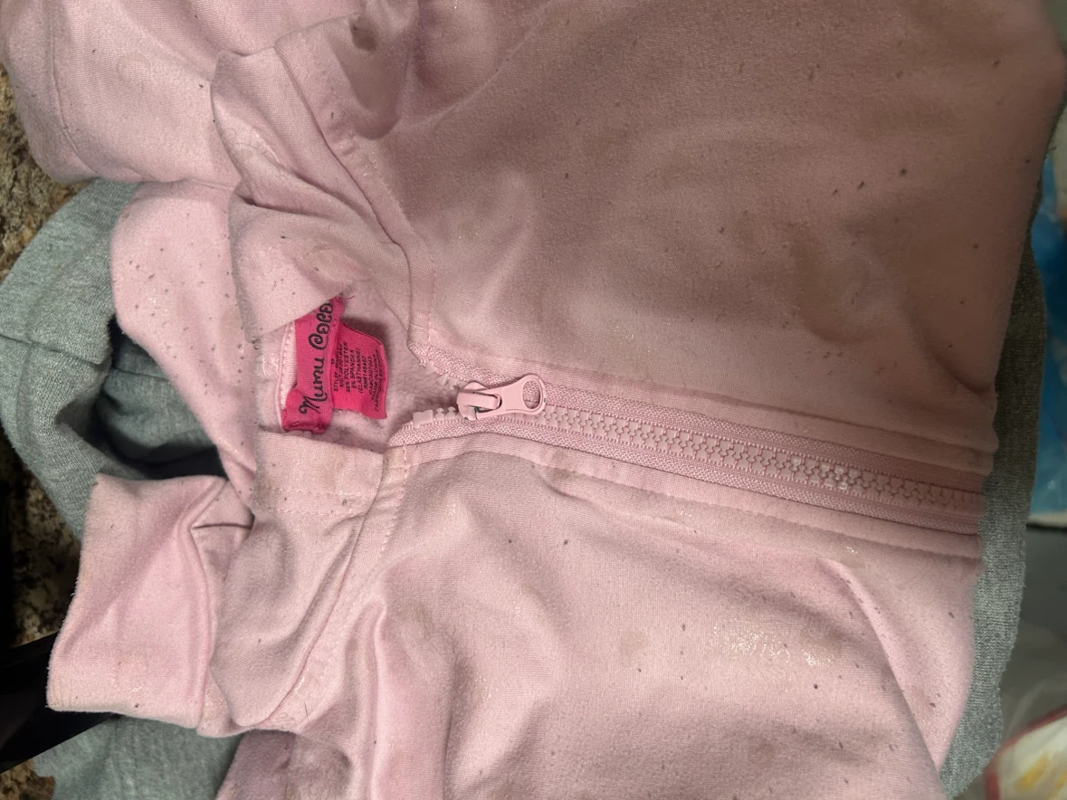 Mimi & Pooh Pink Velour Track Jacket