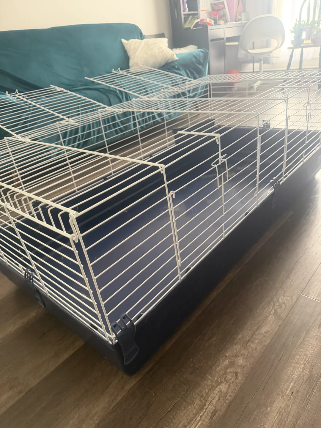 Large Pet Cage with Blue Base - photo 4