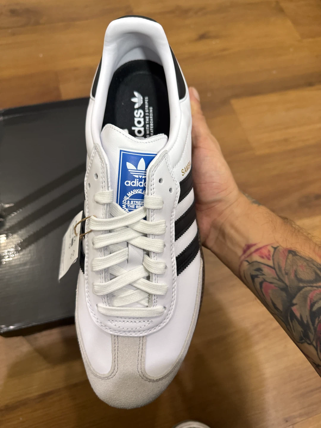 Size 11 - adidas Samba ADV White Black Gum - photo 2
