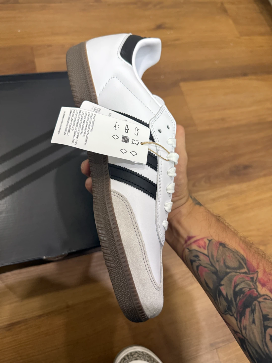 Size 11 - adidas Samba ADV White Black Gum - photo 3