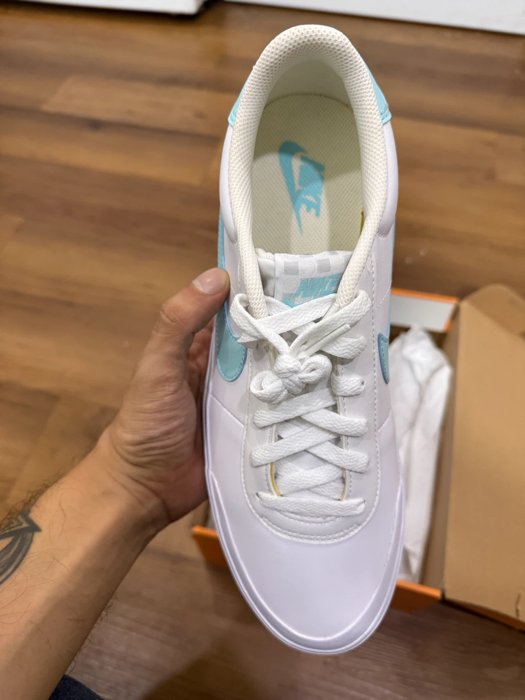 Size 10 - Nike Court Shot White Glacier Ice - photo 2