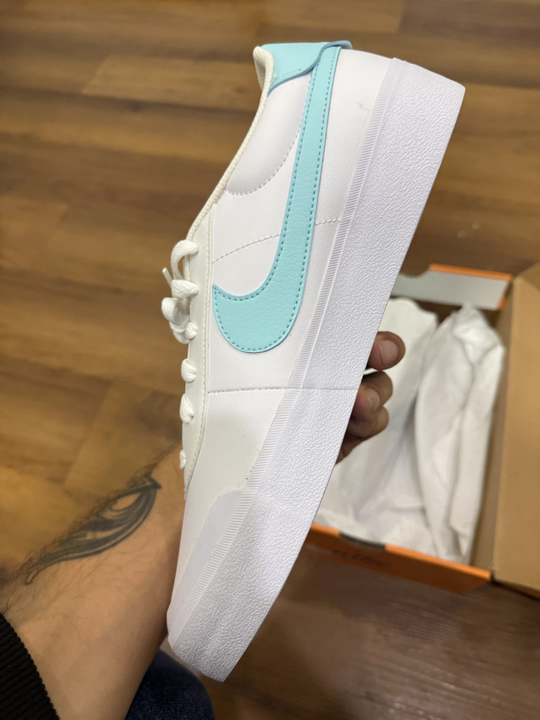 Size 10 - Nike Court Shot White Glacier Ice - photo 3