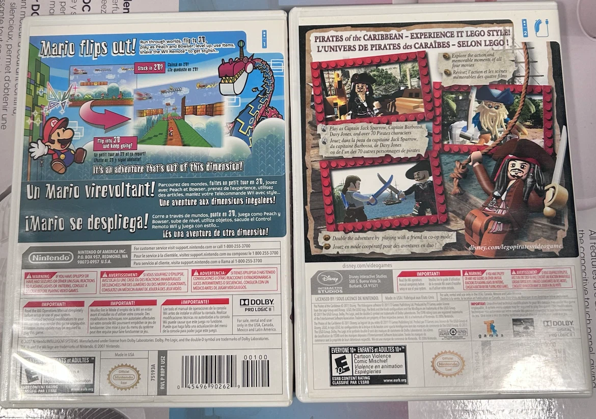 Nintendo Wii Super Mario & LEGO Games - photo 2