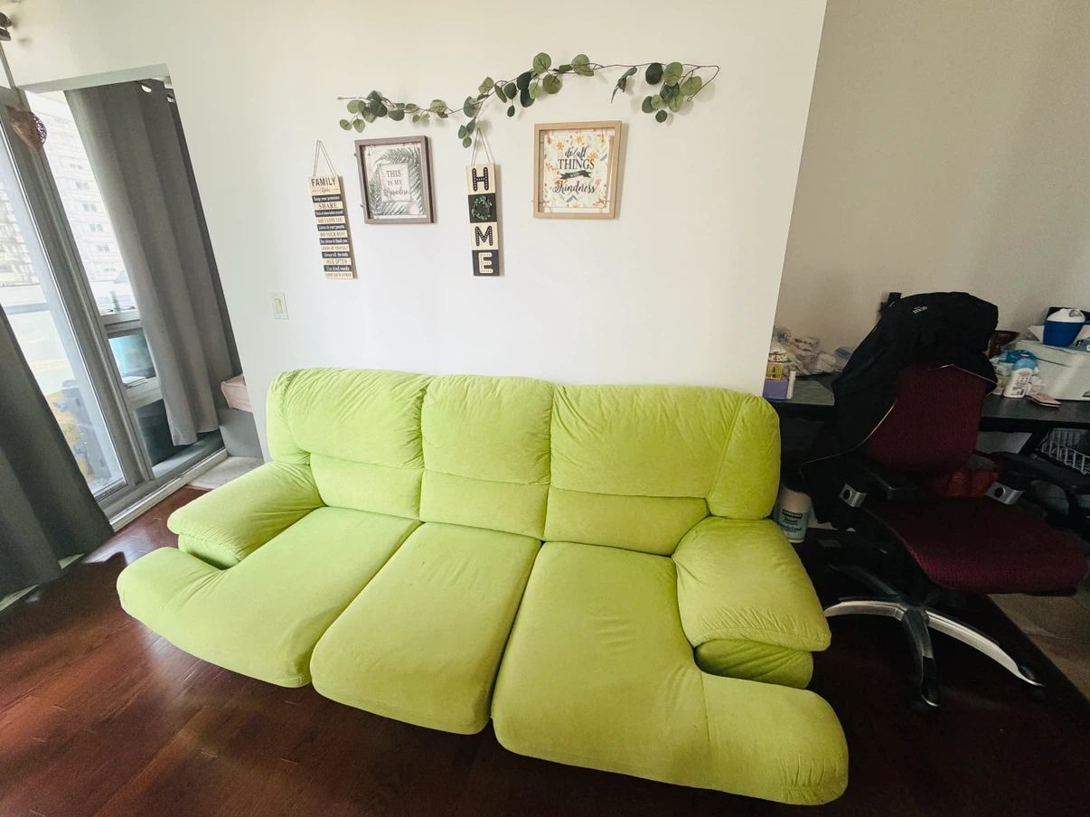 Lime Green Sofa