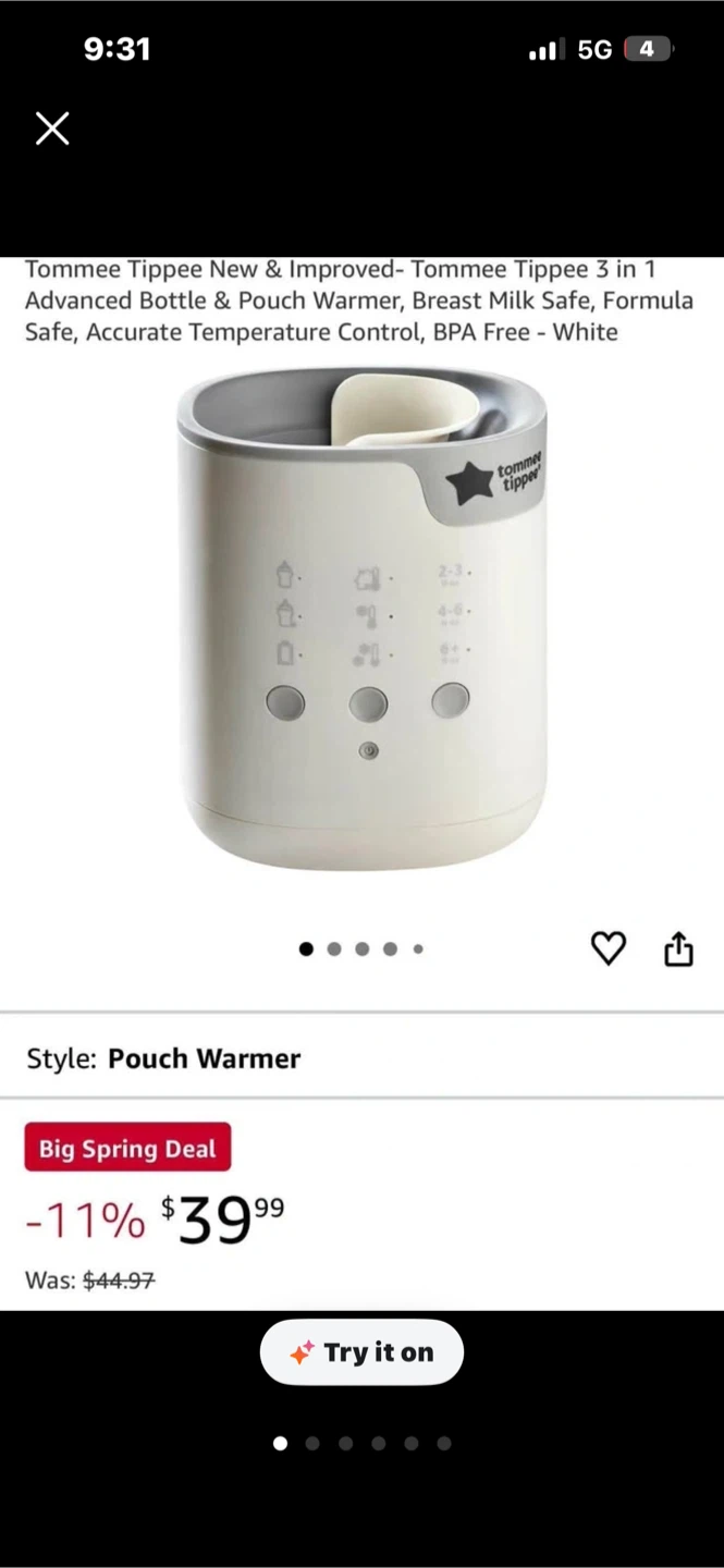 Tommee Tippee Multi-Warm Bottle & Pouch Warmer - photo 2