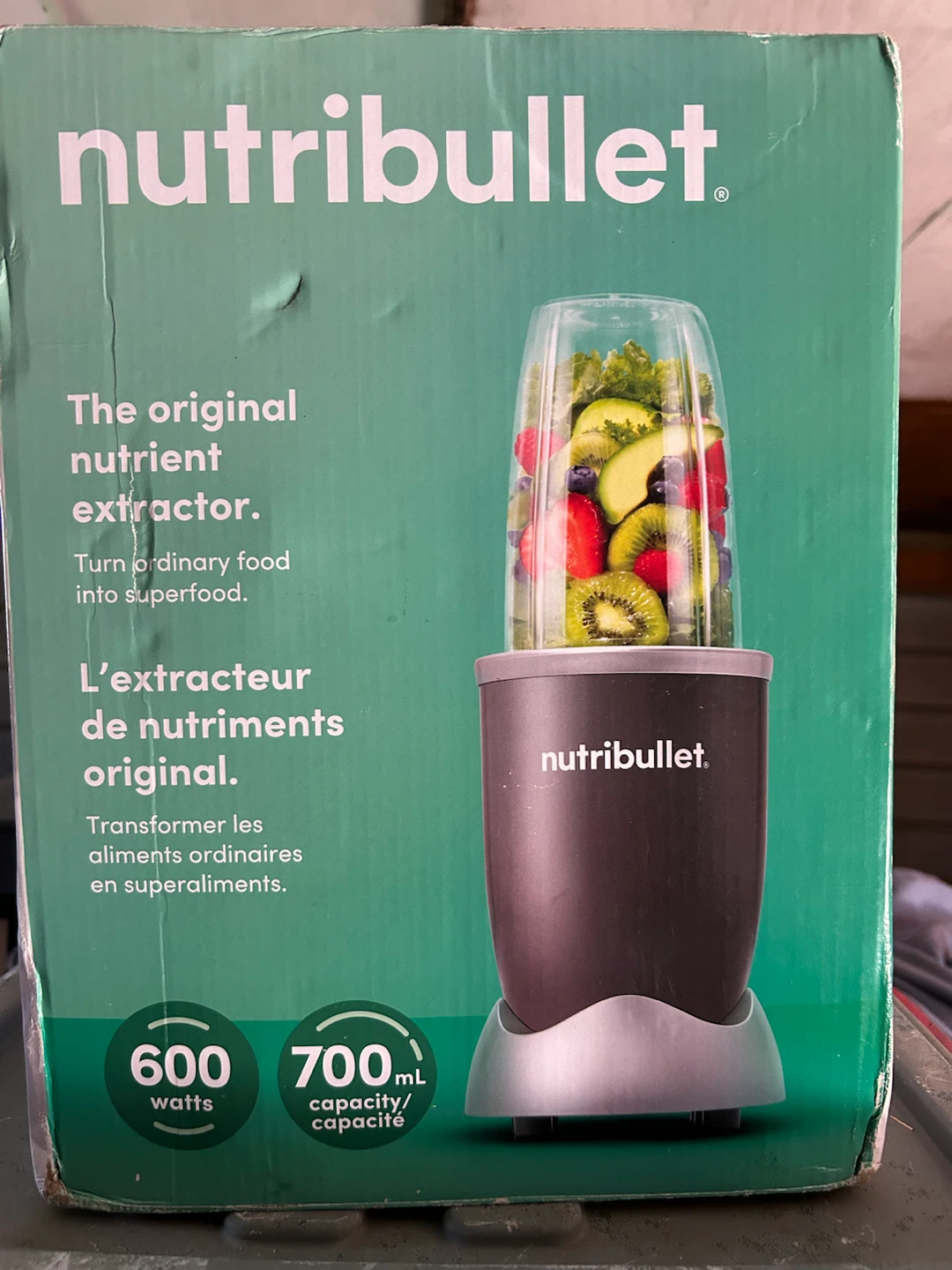 Nutribullet 600W Nutrient Extractor with 700mL Capacity