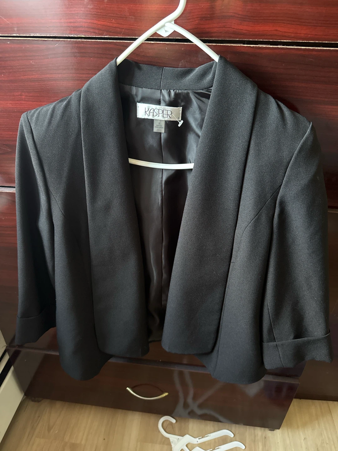 Kasper Black Blazer Size 8