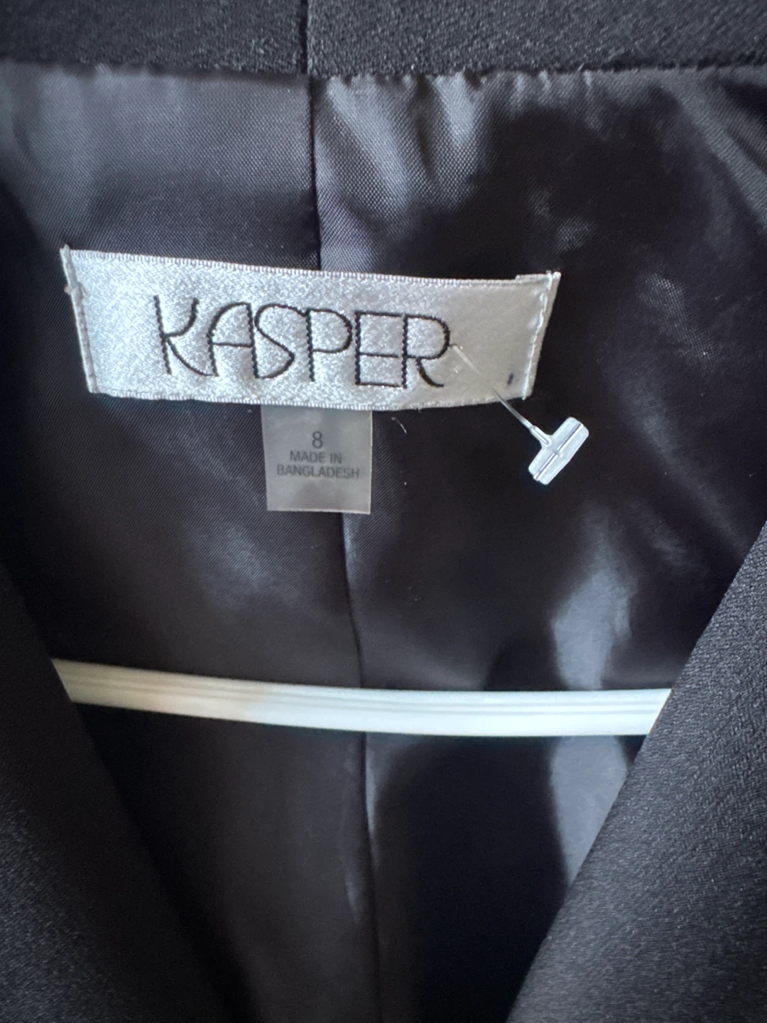 Kasper Black Blazer Size 8 - photo 2