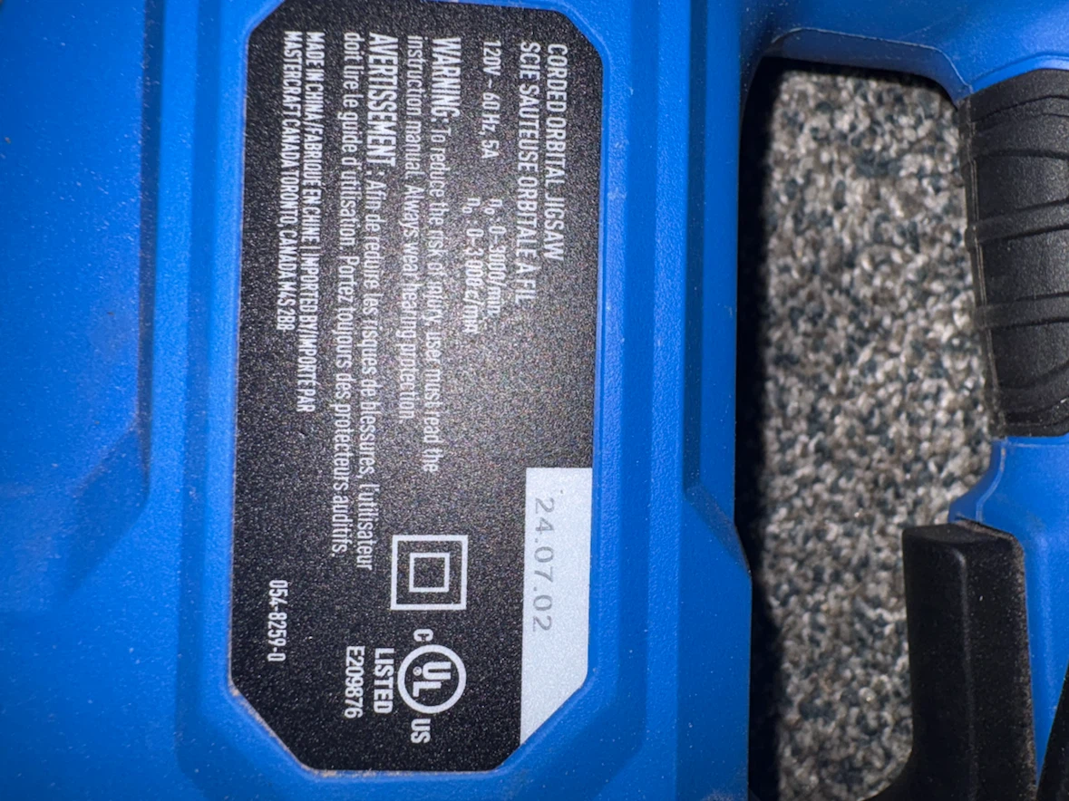 Mastercraft Corded Orbital Jigsaw - photo 2