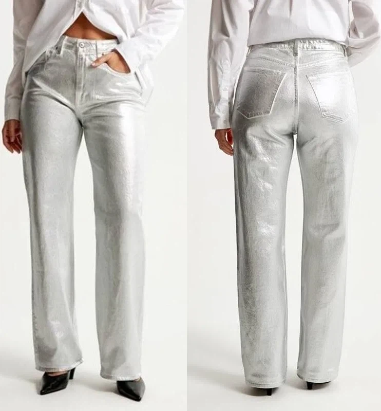 BRAND NEW Abercrombie & Fitch The 90s Relaxed Jean High Rise