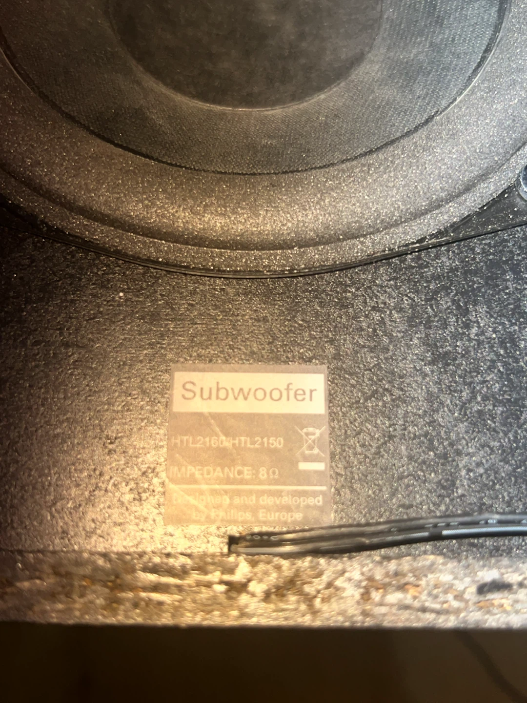 Philips HTL2160/HTL2150 Subwoofer - photo 3