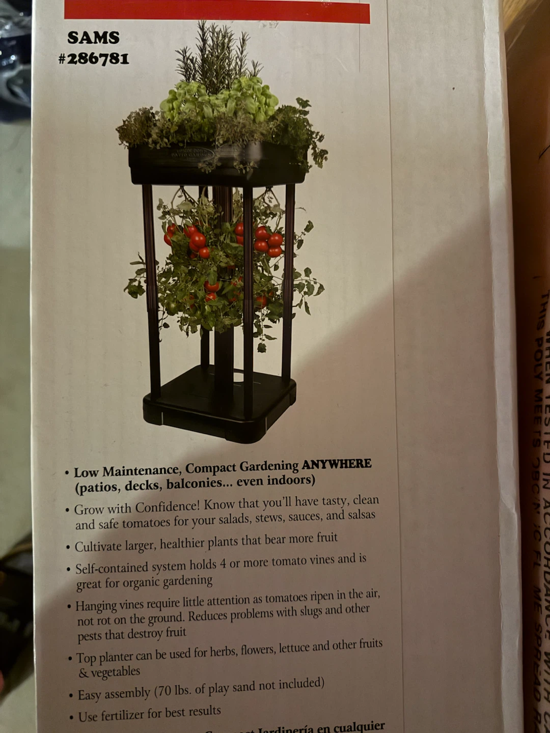 ‼️FREE ITEM PU TODAY ONLY ‼️ Upside-Down Patio Garden Planter - photo 2