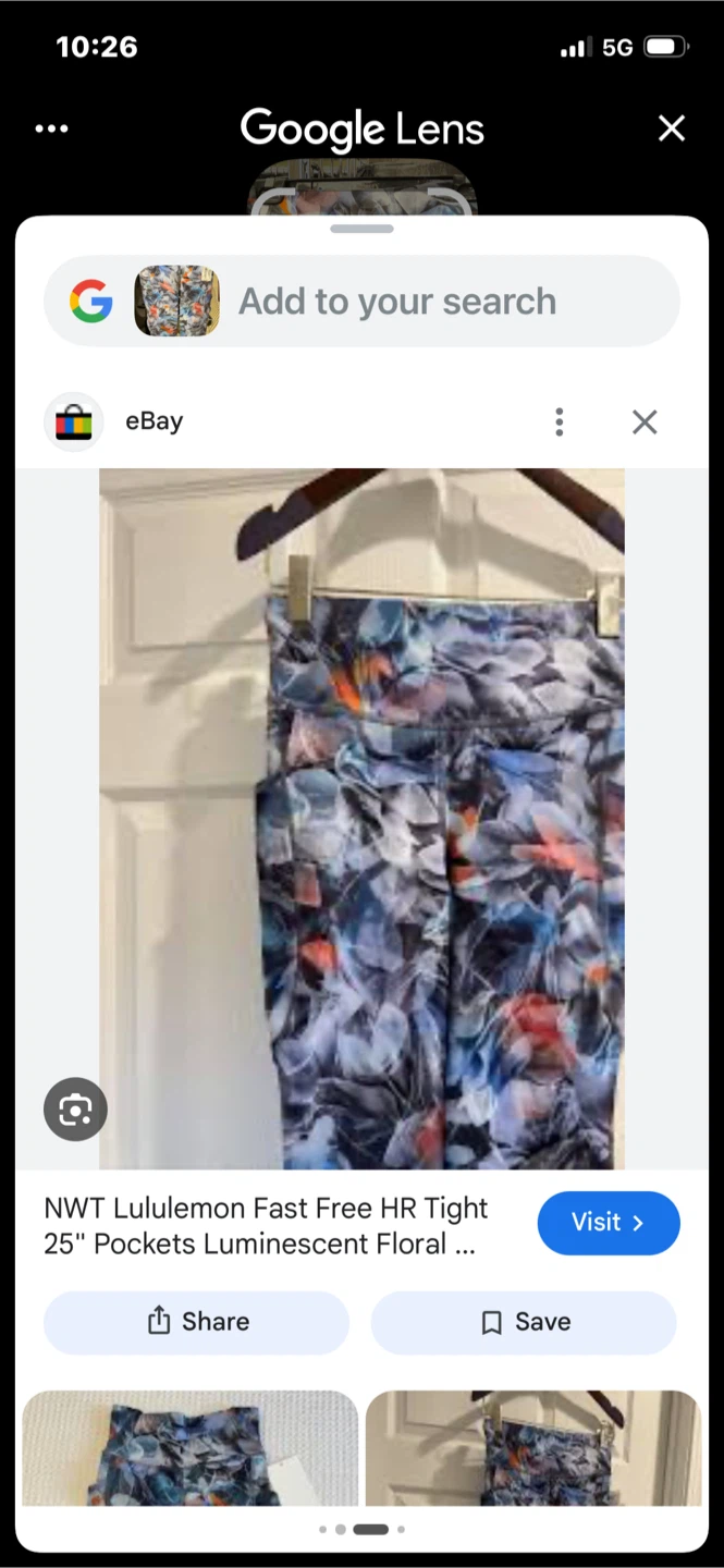 Lululemon Fast Free HR Tight 25" Floral Print Leggings Size 8 - photo 4