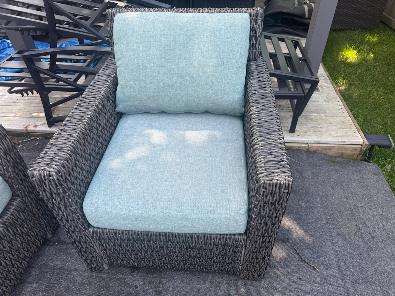 Wicker Outdoor Sofa and Chairs Set - photo 2