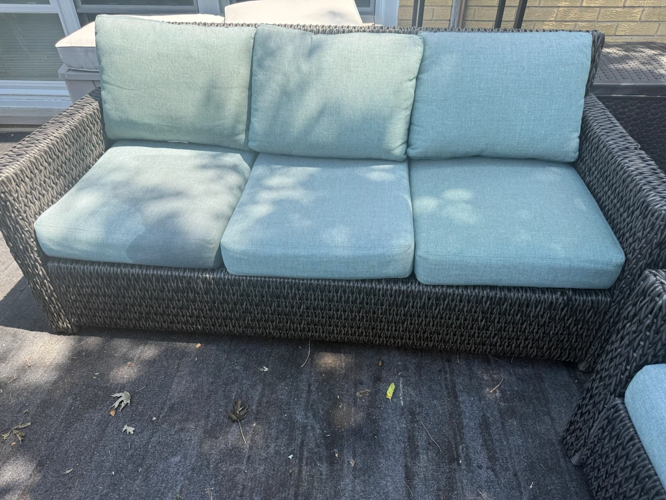 Wicker Outdoor Sofa and Chairs Set - photo 3