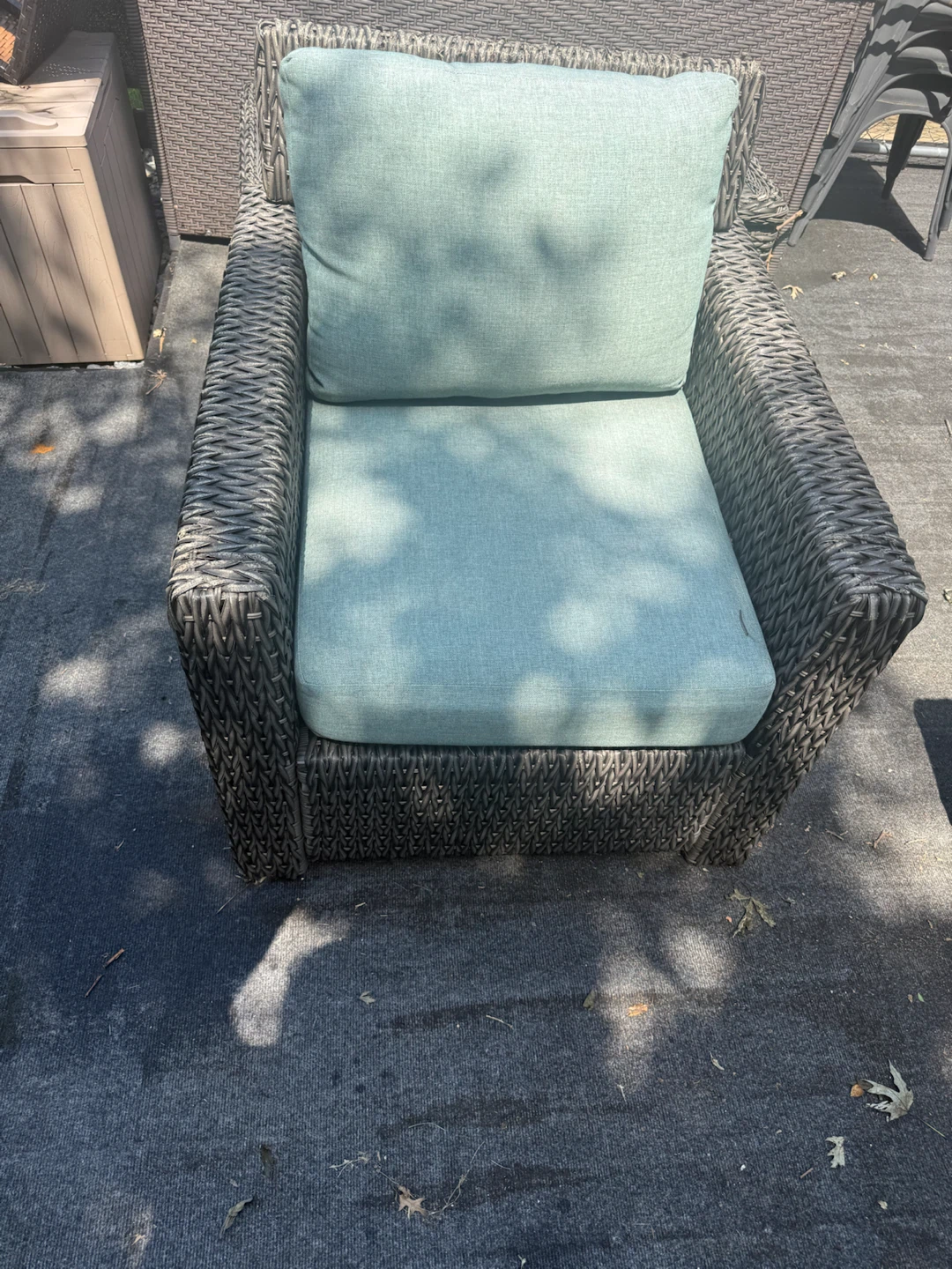 Wicker Outdoor Sofa and Chairs Set - photo 4