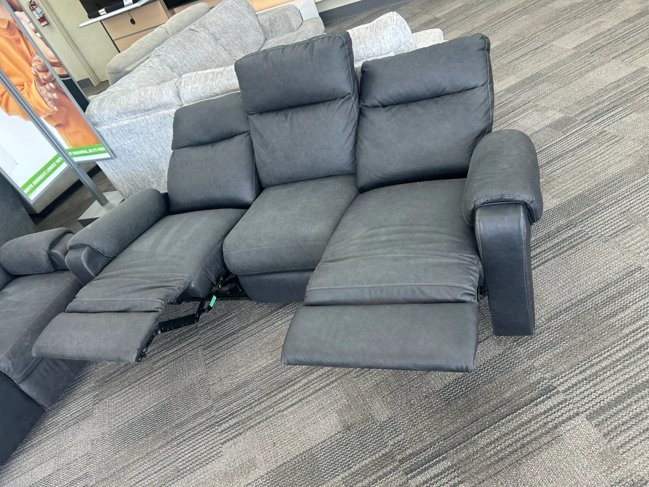 Power reclining sofa and loveseat - photo 5