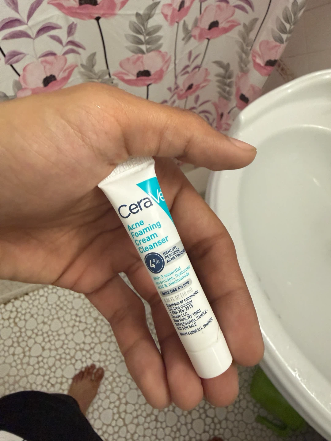 CeraVe Acne Foaming Cream Cleanser (10ml)