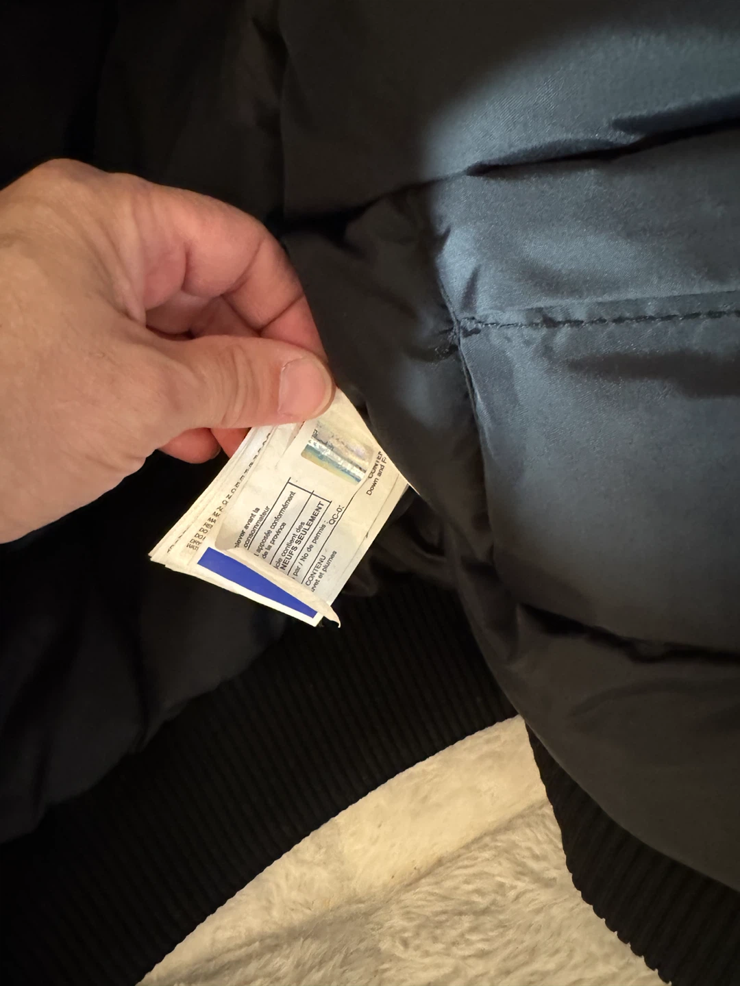 Canada Goose Black Down Parka Jacket Size Small - photo 2