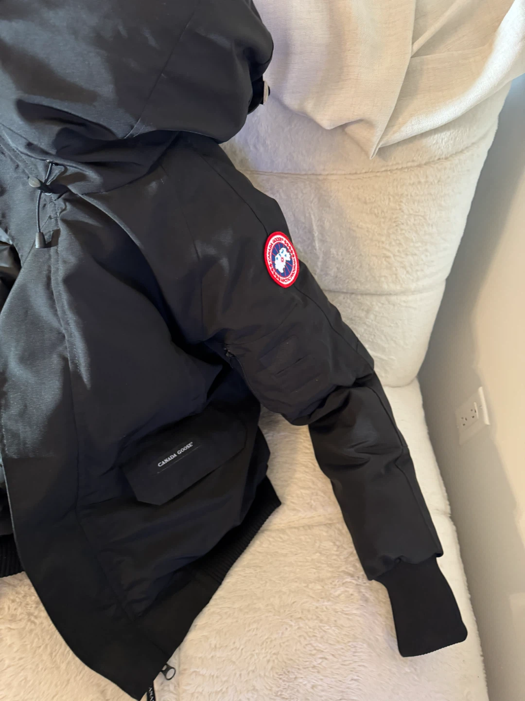 Canada Goose Black Down Parka Jacket Size Small - photo 5