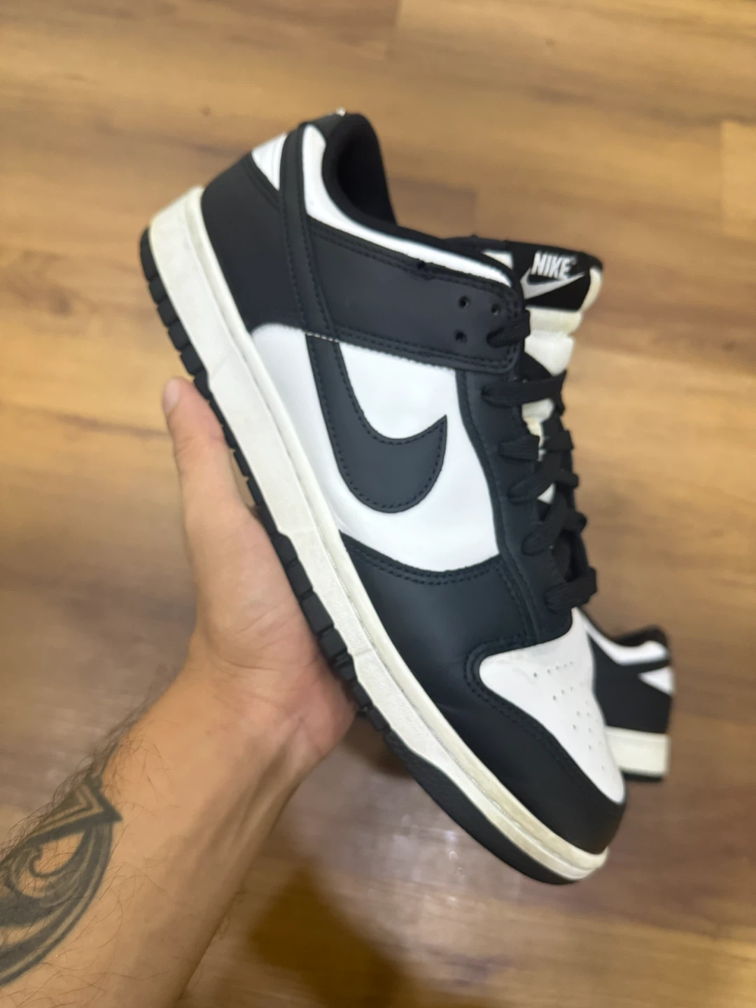Size 12 - Nike Dunk Low Black White