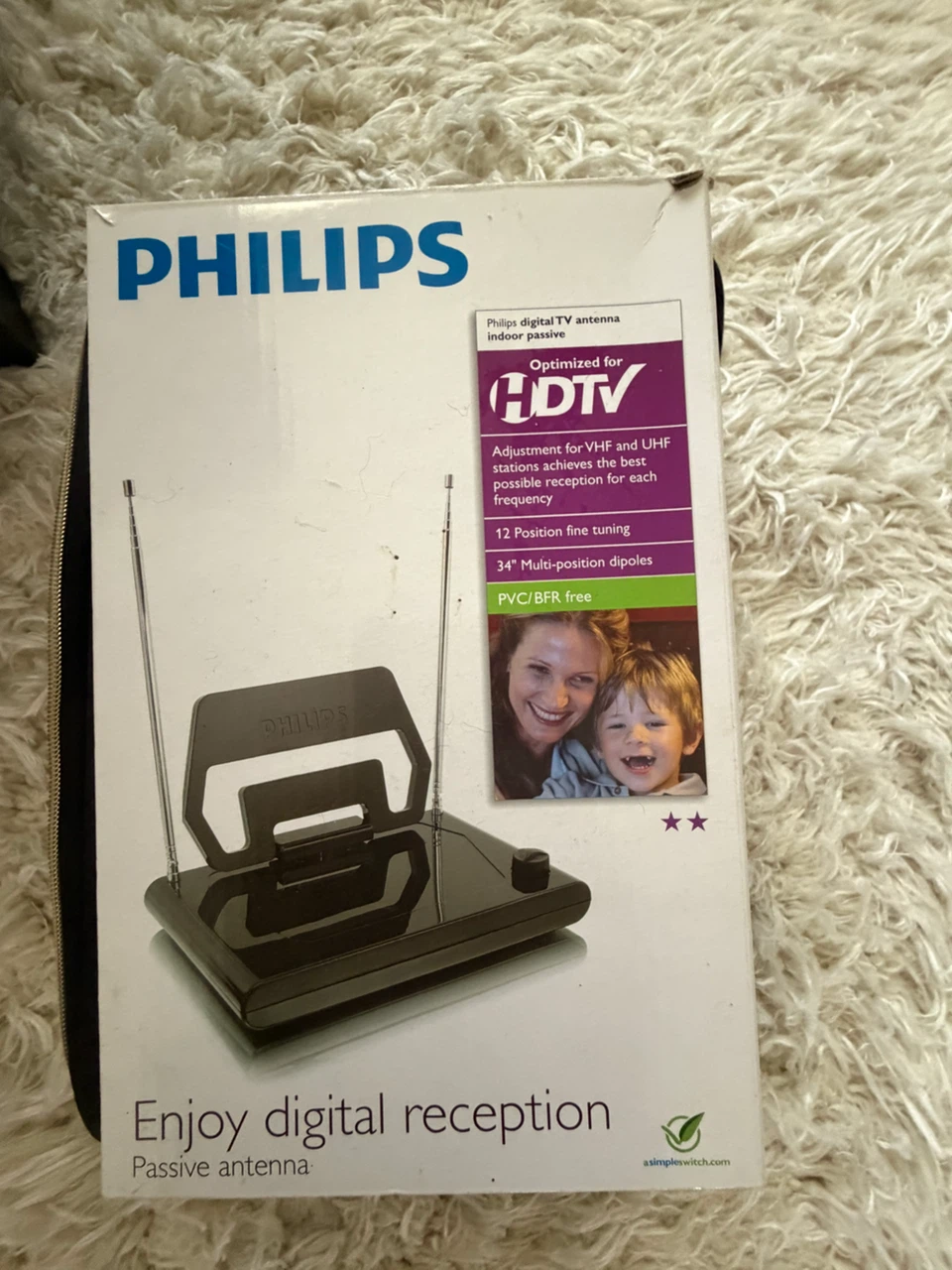 Philips Digital TV Antenna - Indoor Passive