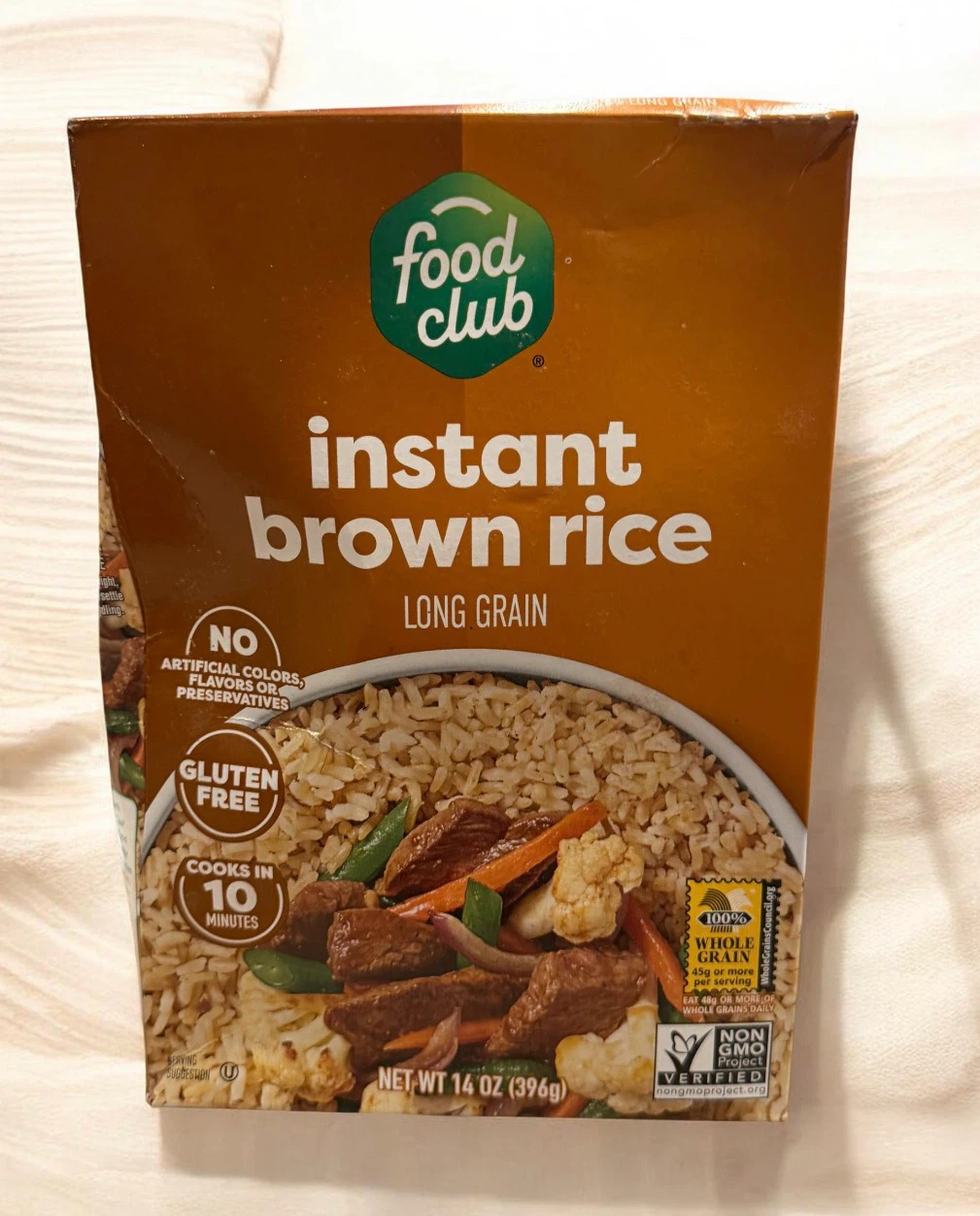 Food Club Instant Brown Rice, Long Grain