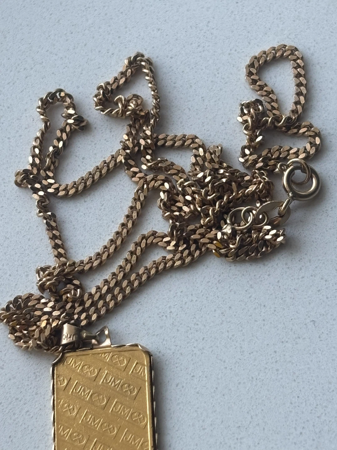 Johnson Matthey 2.5g Fine Gold 9999 Pendant Necklace - photo 2