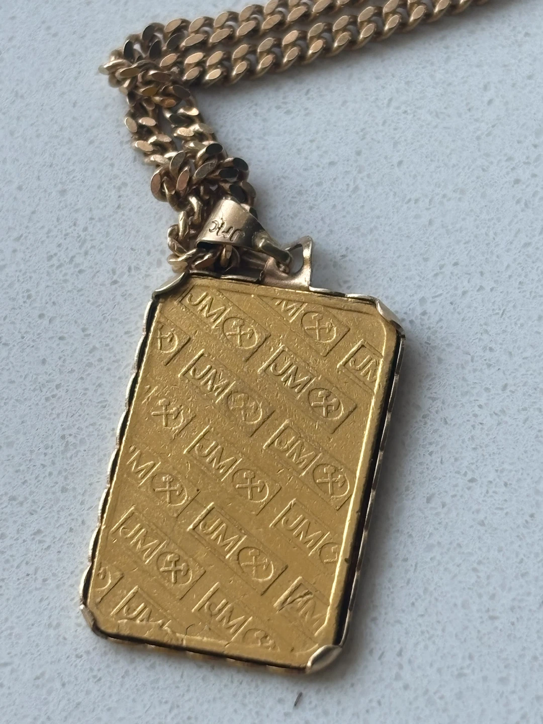 Johnson Matthey 2.5g Fine Gold 9999 Pendant Necklace - photo 3