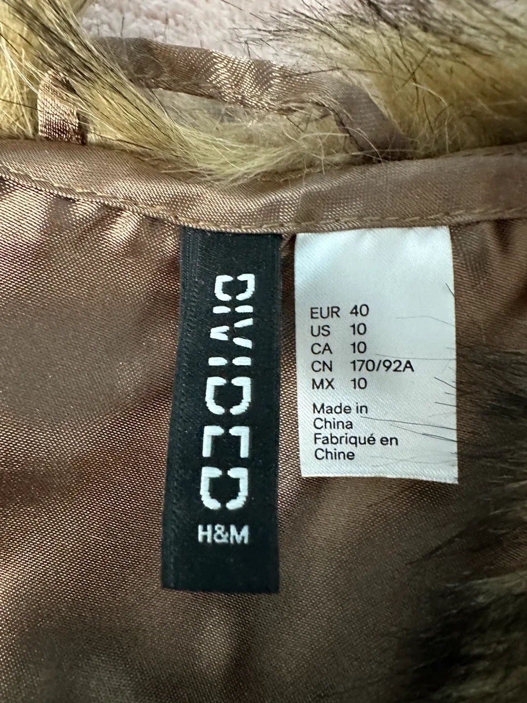 H&M Faux Fur Vest - photo 2