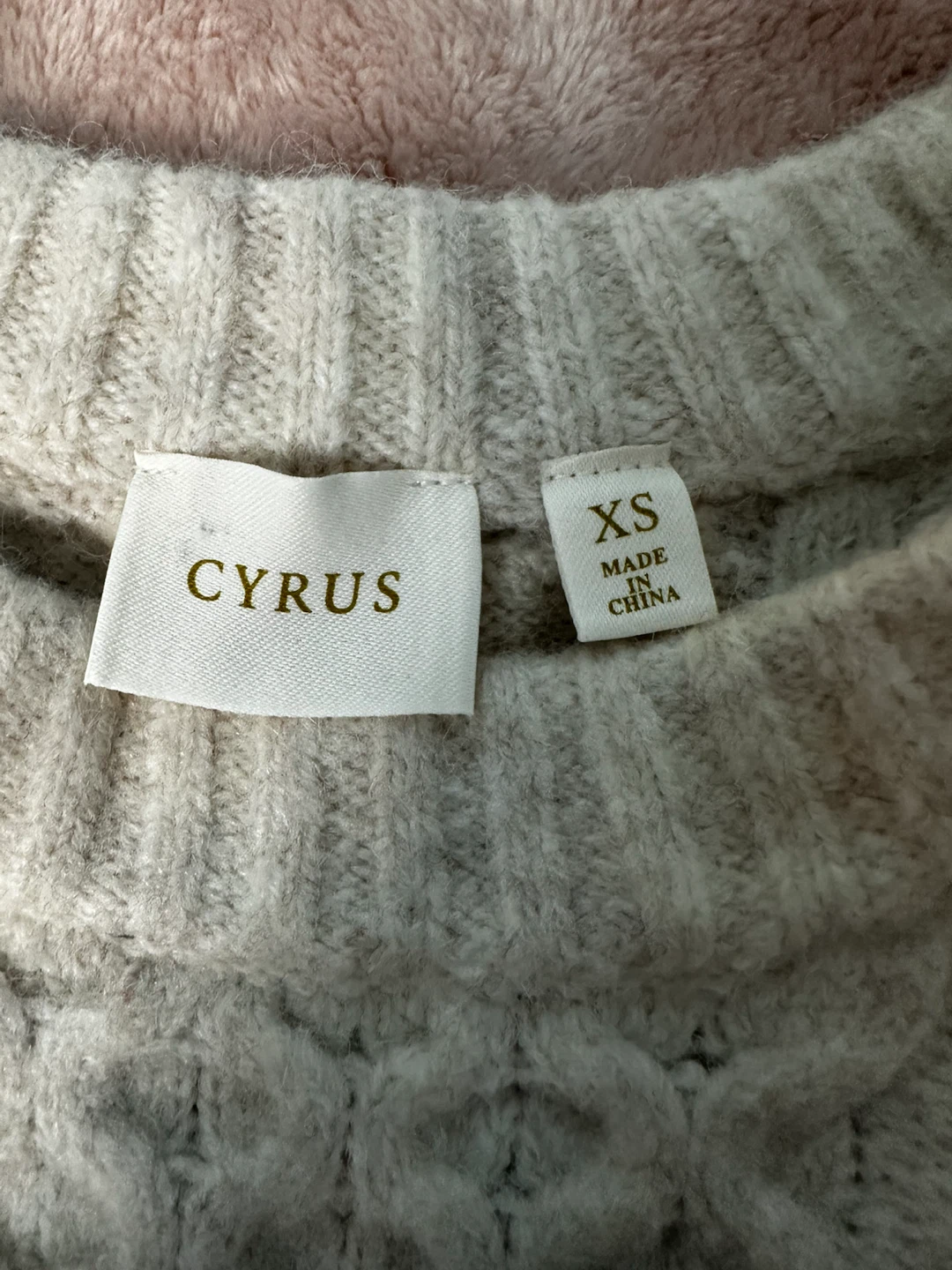 Cyrus Cable Knit Sweater
