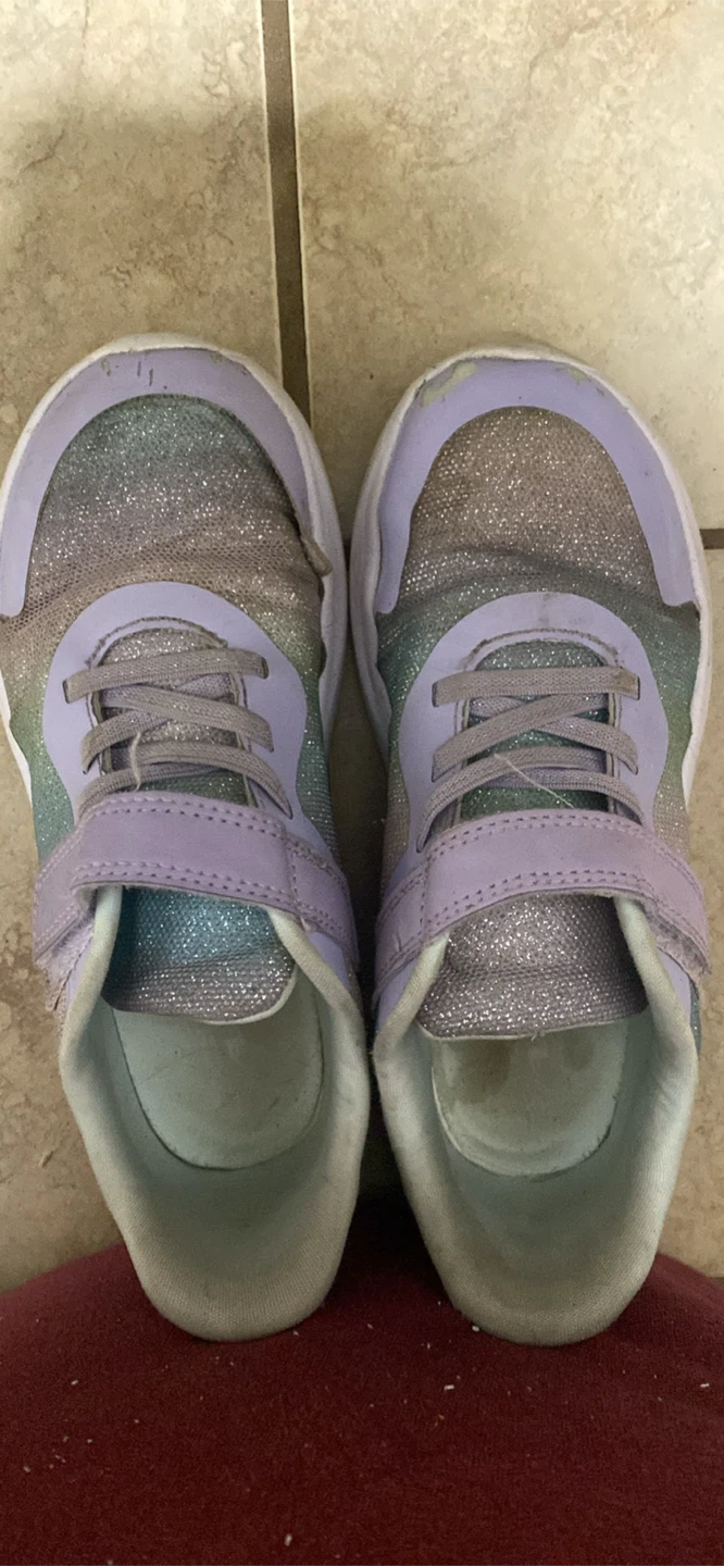 Sparkly Purple Glitter Shoes