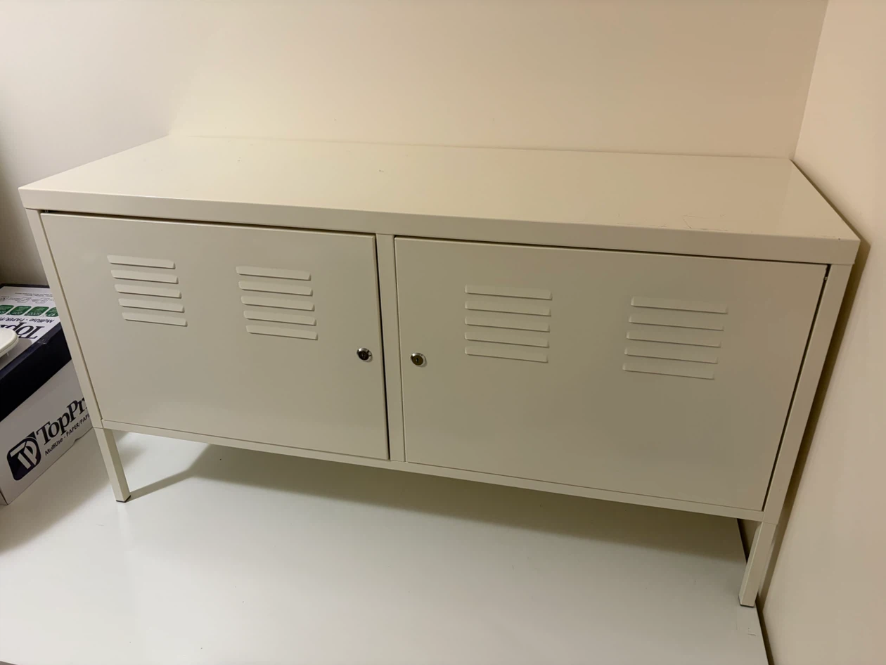 IKEA PS Two-door metal cabinet (white) - photo 3