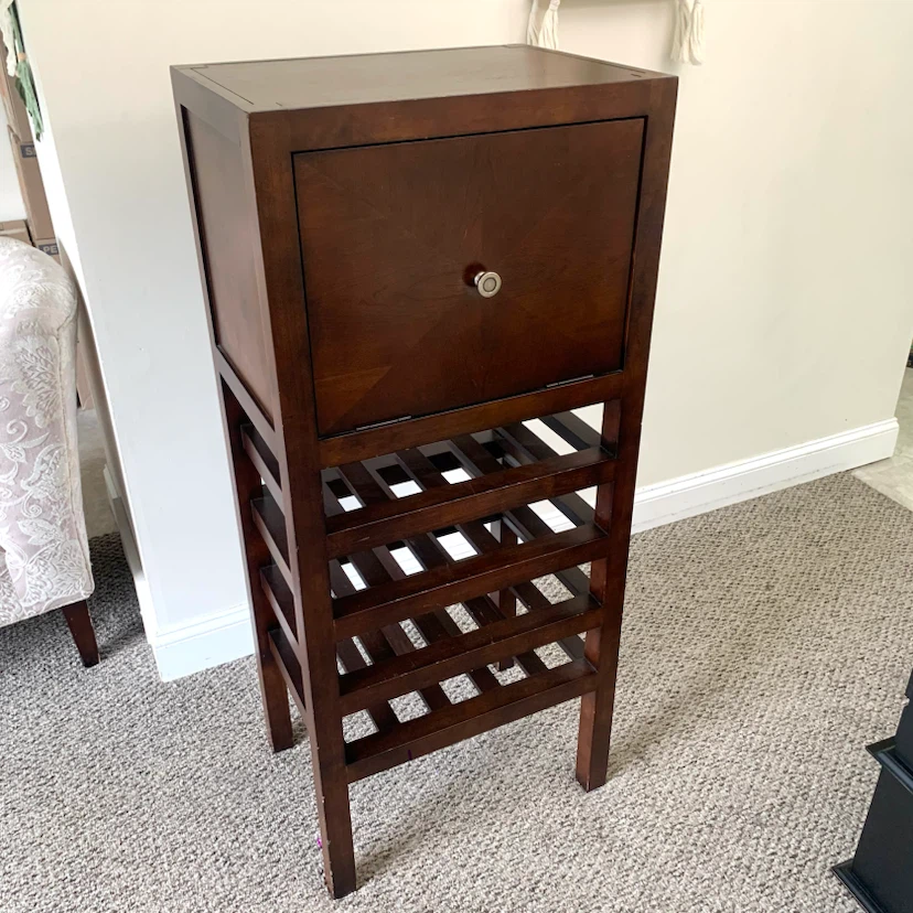 Wood Storage Cabinet Wine Rack Bar Cabinet Display Furniture