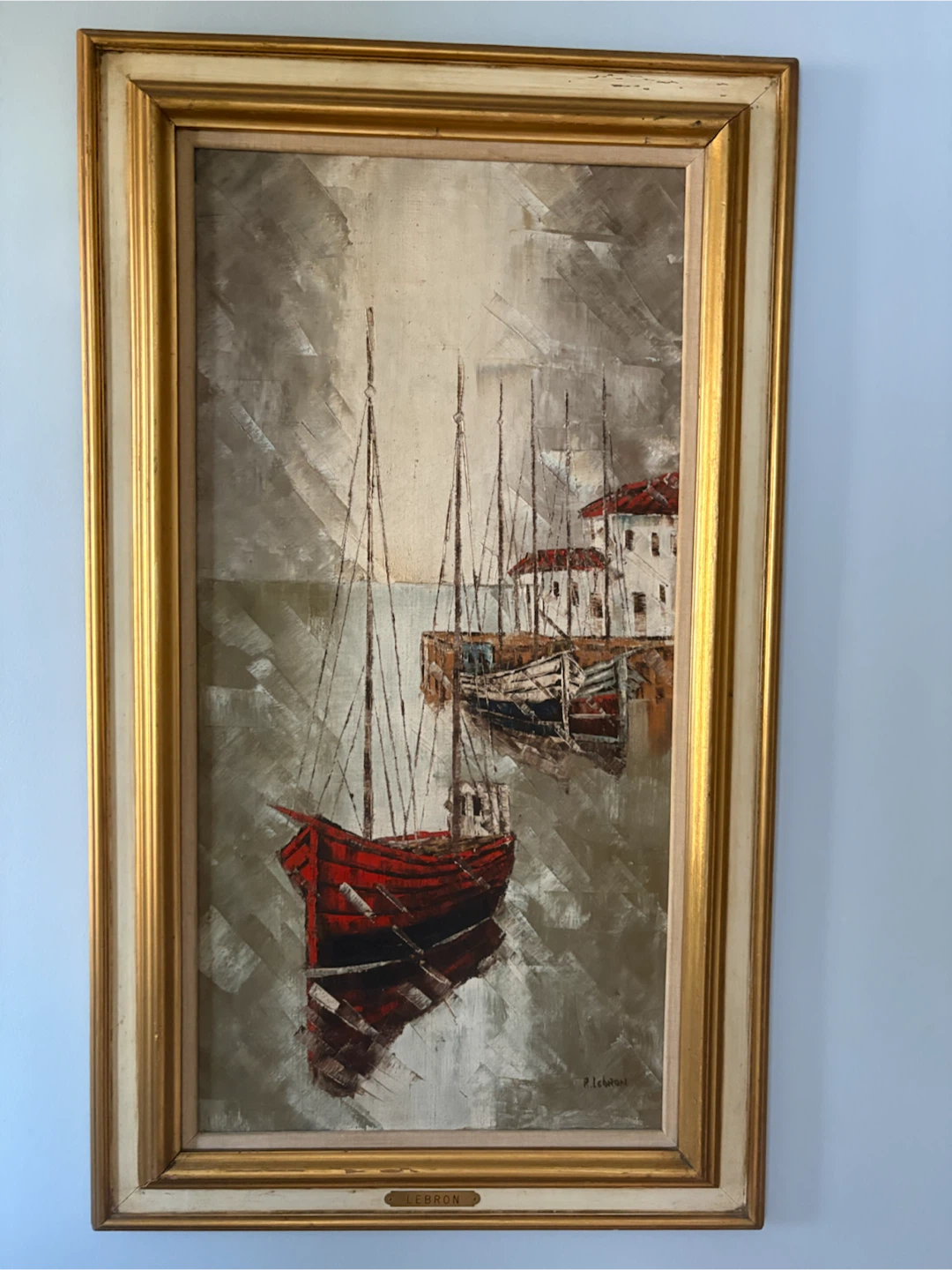 Original Oil Painting - "Lebron" - Nautical Scene