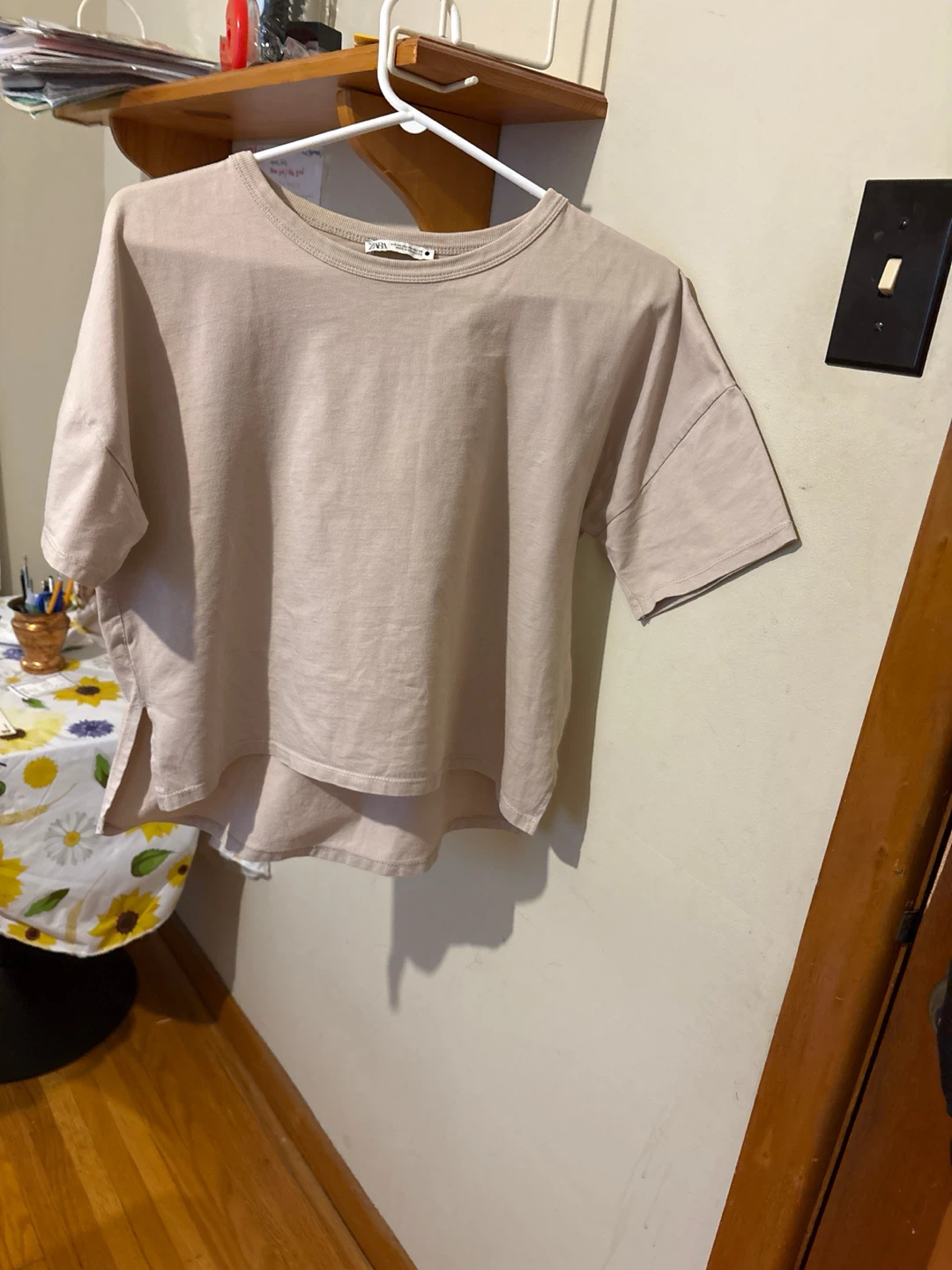 Zara Beige T-Shirt
