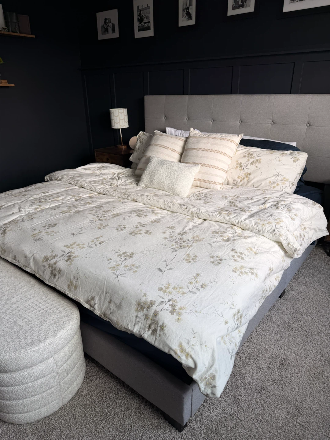 MUST GO!! King Mercury Row Upholstered Platform Bed
