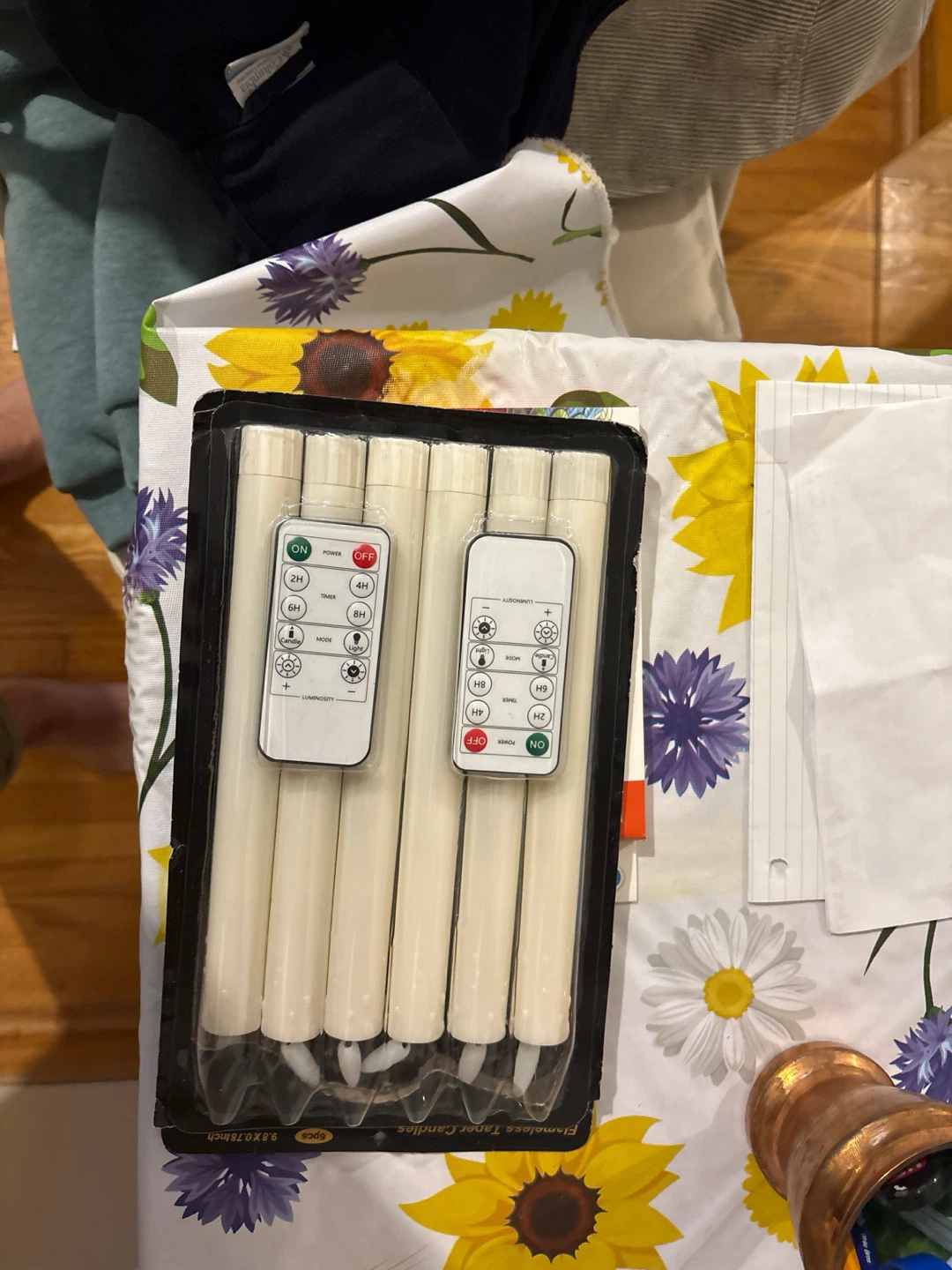 Flameless Taper Candles with Remote