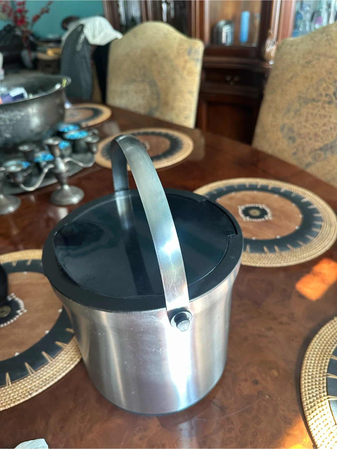 OXO Stainless Steel Ice Bucket with Tongs - photo 4